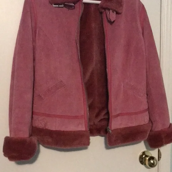Danier Pink Teddy Jacket - Picture 3 of 7